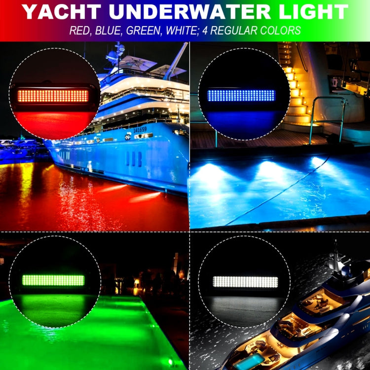 Ship / Yacht 10-30V 120LEDs Waterproof Stainless Steel Underwater Light (White Light) - Marine Accessories & Parts by buy2fix | Online Shopping UK | buy2fix