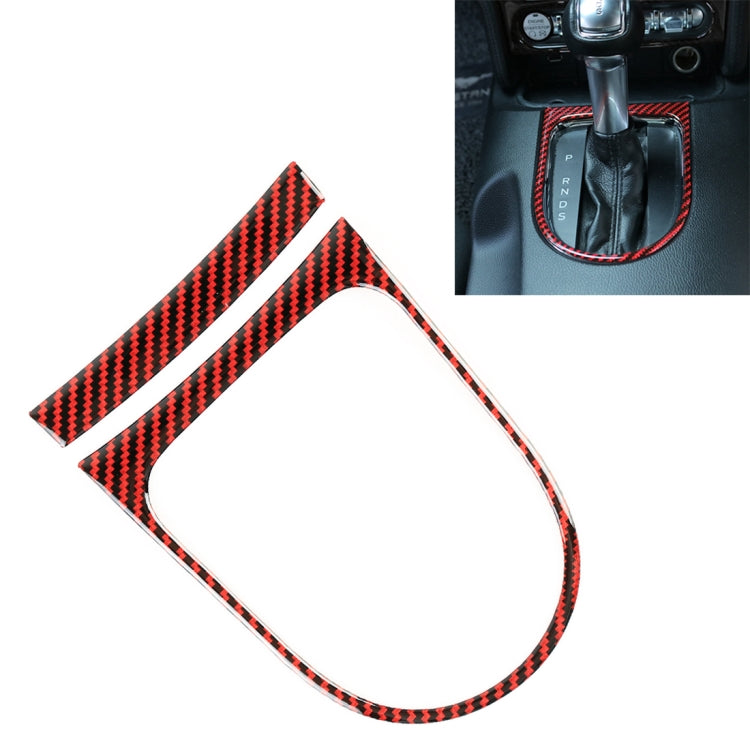 2 in 1 Car Carbon Fiber Gear Frame Decorative Sticker for Ford Mustang 2015-2020 - Car Interior Mouldings by buy2fix | Online Shopping UK | buy2fix