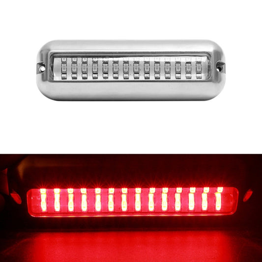 MK-042 Ship / Yacht 10-30V 42LEDs Waterproof Stainless Steel Underwater Light (Red Light) - Marine Accessories & Parts by buy2fix | Online Shopping UK | buy2fix