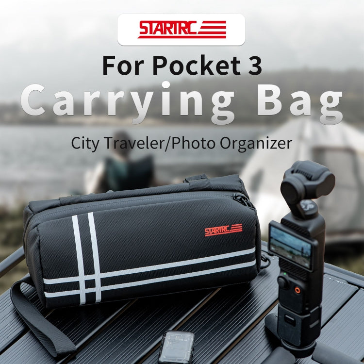 For DJI Osmo Pocket 3 STARTRC Portable Storage Bag with Hand Strap (Black) - Case & Bags by STARTRC | Online Shopping UK | buy2fix