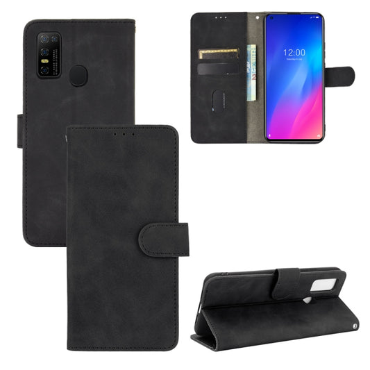 For DOOGEE N30 Solid Color Skin Feel Magnetic Buckle Horizontal Flip Calf Texture PU Leather Case with Holder & Card Slots & Wallet(Black) - More Brand by buy2fix | Online Shopping UK | buy2fix