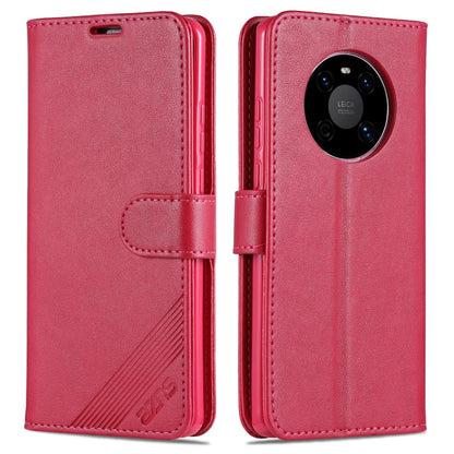 For Huawei Mate 40 Pro AZNS Sheepskin Texture Horizontal Flip Leather Case with Holder & Card Slots & Wallet(Red) - Huawei Cases by AZNS | Online Shopping UK | buy2fix