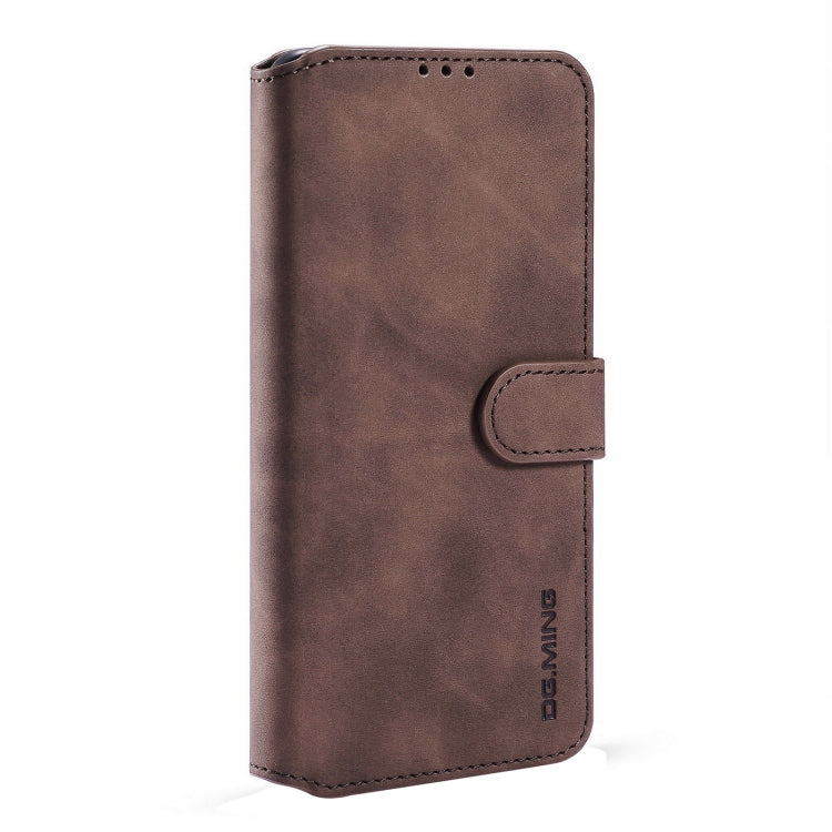 For Xiaomi Redmi K40 Pro DG.MING Retro Oil Side Horizontal Flip Leather Case with Holder & Card Slots & Wallet(Coffee) - Xiaomi Cases by DG.MING | Online Shopping UK | buy2fix