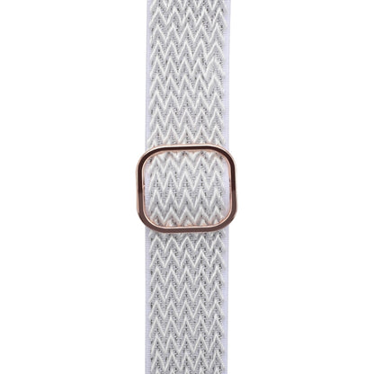 Wave Texture Nylon Watch Band For Apple Watch Ultra 49mm&Watch Ultra 2 49mm / Series 9&8&7 45mm / SE 3&SE 2&6&SE&5&4 44mm / 3&2&1 42mm(Seashell) - Watch Bands by buy2fix | Online Shopping UK | buy2fix