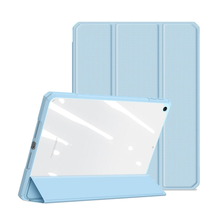 DUX DUCIS TOBY Series Shockproof PU Leather + PC + TPU Horizontal Flip Case with Holder & Pen Slot & Sleep / Wake-up Function For iPad 9.7 inch 2017 / 2018(Blue) - iPad 9.7 (2018) & (2017) Cases by DUX DUCIS | Online Shopping UK | buy2fix