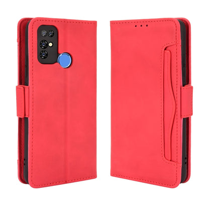 For Doogee X96 Pro Skin Feel Calf Pattern Horizontal Flip Leather Case with Holder & Card Slots & Photo Frame(Red) - More Brand by buy2fix | Online Shopping UK | buy2fix