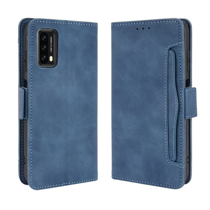 For Blackview A90 Skin Feel Calf Pattern Horizontal Flip Leather Case with Holder & Card Slots & Photo Frame(Blue) - More Brand by buy2fix | Online Shopping UK | buy2fix