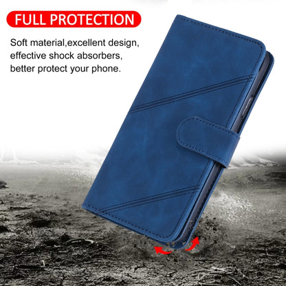 For Xiaomi Redmi Note 9 Pro/Note 9S Skin Feel Business Horizontal Flip PU Leather Case with Holder & Multi-Card Slots & Wallet & Lanyard & Photo Frame(Blue) - Xiaomi Cases by buy2fix | Online Shopping UK | buy2fix