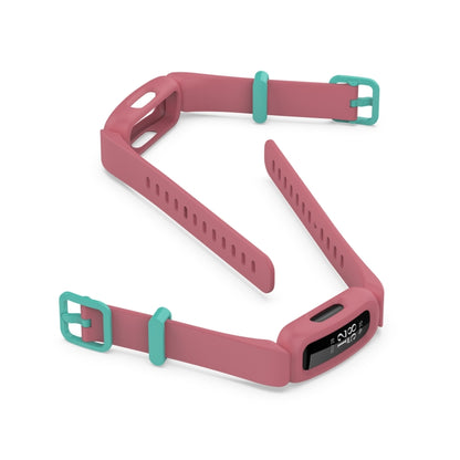 For Fitbit Ace 3 Silicone Integrated Watch Band(Light Purple) - Watch Bands by buy2fix | Online Shopping UK | buy2fix