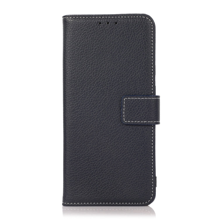 For Xiaomi Redmi Note 10 / Note 10S Litchi Texture PU + TPU Horizontal Flip Leather Case with Holder & Card Slots & Wallet(Dark Blue) - Xiaomi Cases by buy2fix | Online Shopping UK | buy2fix