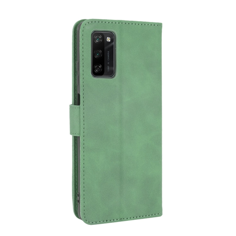 For Blackview A100 Solid Color Skin Feel Magnetic Buckle Horizontal Flip Calf Texture PU Leather Case with Holder & Card Slots & Wallet(Green) - More Brand by buy2fix | Online Shopping UK | buy2fix