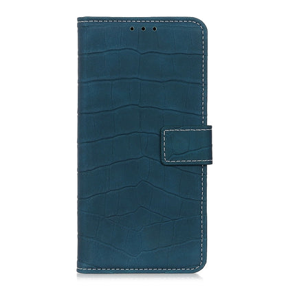 For OnePlus Nord 2 5G Magnetic Crocodile Texture Horizontal Flip Leather Case with Holder & Card Slots & Wallet(Green) - OnePlus Cases by buy2fix | Online Shopping UK | buy2fix