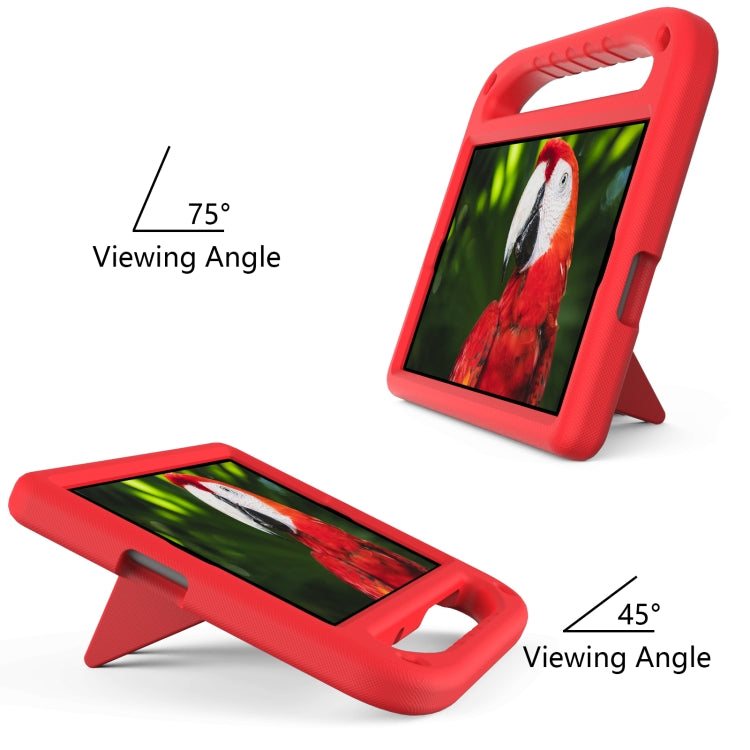For Lenovo Tab M10 FHD Plus TB-X606F / TB-X606M Handle Portable EVA Shockproof Protective Case with Triangle Holder(Red) - Lenovo by buy2fix | Online Shopping UK | buy2fix