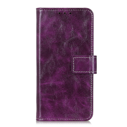 For Xiaomi Redmi 10 / Redmi Note 11 4G Retro Crazy Horse Texture Horizontal Flip Leather Case with Holder & Card Slots & Photo Frame & Wallet(Purple) - Xiaomi Cases by buy2fix | Online Shopping UK | buy2fix