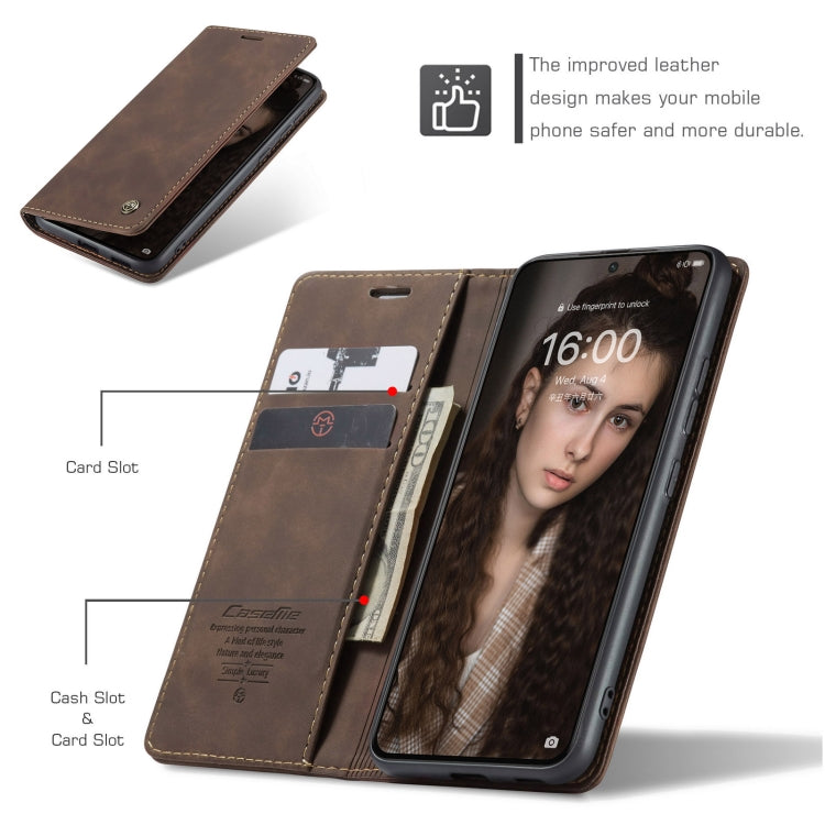 CaseMe 013 Multifunctional Horizontal Flip Leather Case with Holder & Card Slot & Wallet For Huawei P50(Coffee) - Huawei Cases by CaseMe | Online Shopping UK | buy2fix