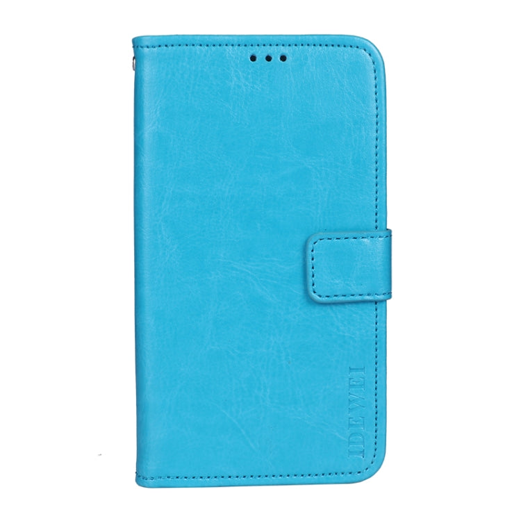 idewei Crazy Horse Texture Horizontal Flip Leather Case with Holder & Card Slots & Wallet For Xiaomi Mix 4(Sky Blue) - Xiaomi Cases by idewei | Online Shopping UK | buy2fix