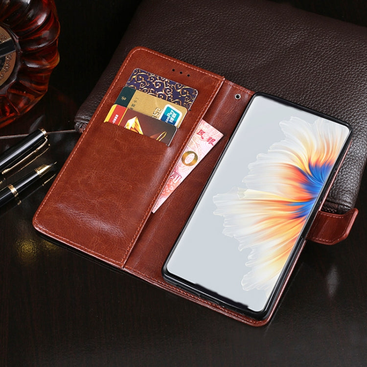 idewei Crazy Horse Texture Horizontal Flip Leather Case with Holder & Card Slots & Wallet For Xiaomi Mix 4(Sky Blue) - Xiaomi Cases by idewei | Online Shopping UK | buy2fix