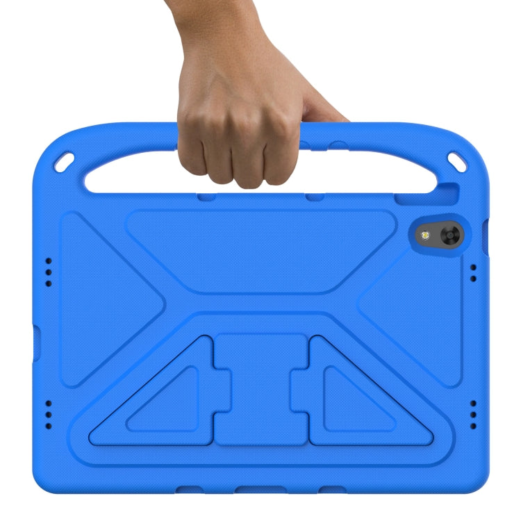 For Lenovo Tab P11 TB-J606F / Tab P11 Plus TB-J607F Portable Handle EVA Shockproof Anti Falling Protective Case with Triangle Holder(Blue) - Lenovo by buy2fix | Online Shopping UK | buy2fix