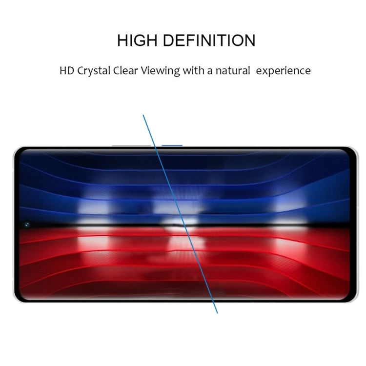 For vivo iQOO 8 Pro 25 PCS 3D Curved Edge Full Screen Tempered Glass Film(Black) - vivo Tempered Glass by buy2fix | Online Shopping UK | buy2fix