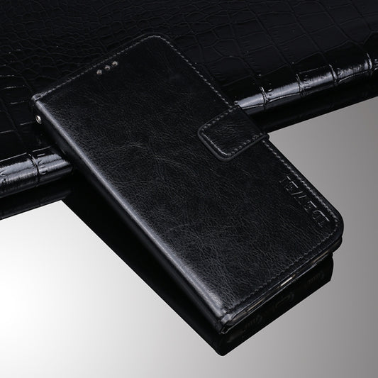 idewei Crazy Horse Texture Horizontal Flip Leather Case with Holder & Card Slots & Wallet For Doogee N40 Pro(Black) - More Brand by idewei | Online Shopping UK | buy2fix