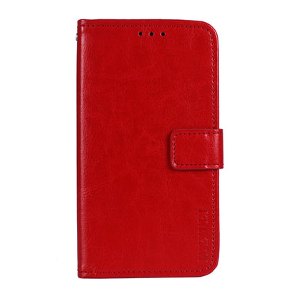 For Motorola Edge 20 Lite idewei Crazy Horse Texture Horizontal Flip Leather Case with Holder & Card Slots & Wallet(Red) - Motorola Cases by idewei | Online Shopping UK | buy2fix