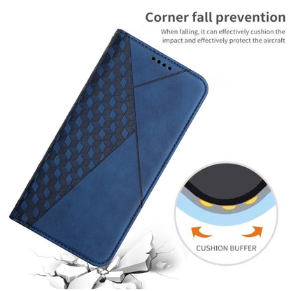 For iPhone 11 Pro Max Diamond Pattern Splicing Skin Feel Magnetic Horizontal Flip Leather Case with Card Slots & Holder & Wallet (Blue) - iPhone 11 Pro Max Cases by buy2fix | Online Shopping UK | buy2fix