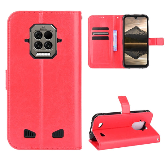 For Doogee S86 / S86 Pro Crazy Horse Texture Horizontal Flip Leather Case with Holder & Card Slots & Lanyard(Red) - More Brand by buy2fix | Online Shopping UK | buy2fix