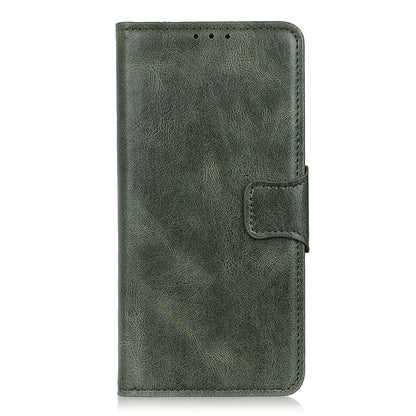 For Motorola Edge (2021) Mirren Crazy Horse Texture Horizontal Flip Leather Case with Holder & Card Slots & Wallet(Dark Green) - Motorola Cases by buy2fix | Online Shopping UK | buy2fix