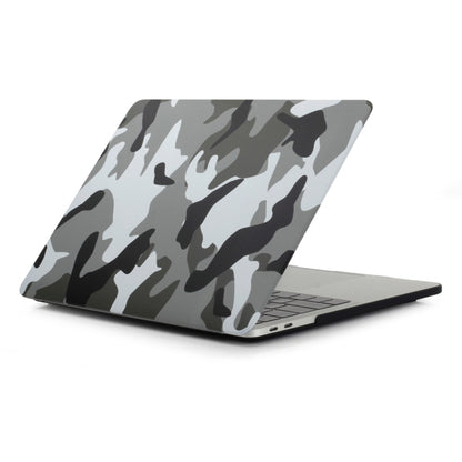 For MacBook Retina 12 inch A1534 Camouflage Pattern Laptop Water Decals PC Protective Case(Grey Camouflage) - MacBook Cases by buy2fix | Online Shopping UK | buy2fix