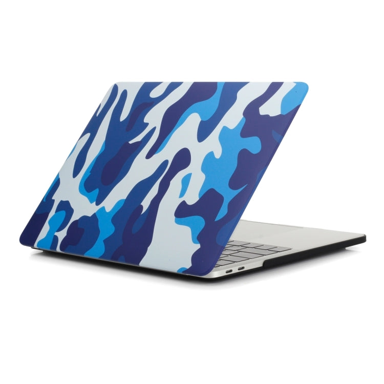 Camouflage Pattern Laptop Water Decals PC Protective Case For MacBook Pro 13.3 inch A1278(Blue Camouflage) - MacBook Pro Cases by buy2fix | Online Shopping UK | buy2fix