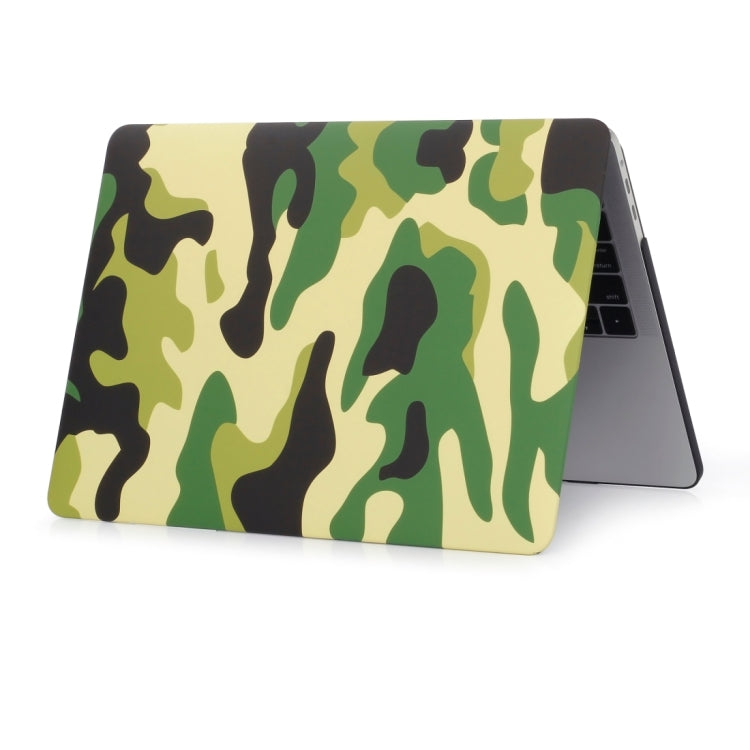 Camouflage Pattern Laptop Water Decals PC Protective Case For MacBook Retina 15.4 inch A1398(Green Camouflage) - MacBook Pro Cases by buy2fix | Online Shopping UK | buy2fix