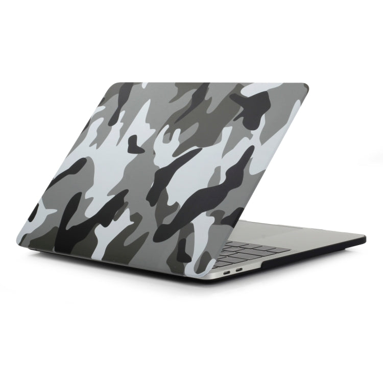 For MacBook Air 13.3 inch A1932 / A2179 / A2337 Camouflage Pattern Laptop Water Decals PC Protective Case(Grey Camouflage) - MacBook Air Cases by buy2fix | Online Shopping UK | buy2fix