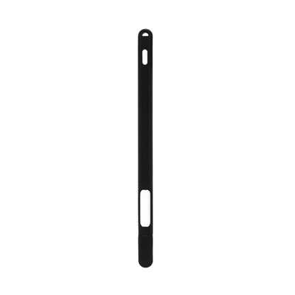 Two-hole Solid Color Silicone Stylus Protective Case For Apple Pencil 2(Black) - Pencil Accessories by buy2fix | Online Shopping UK | buy2fix