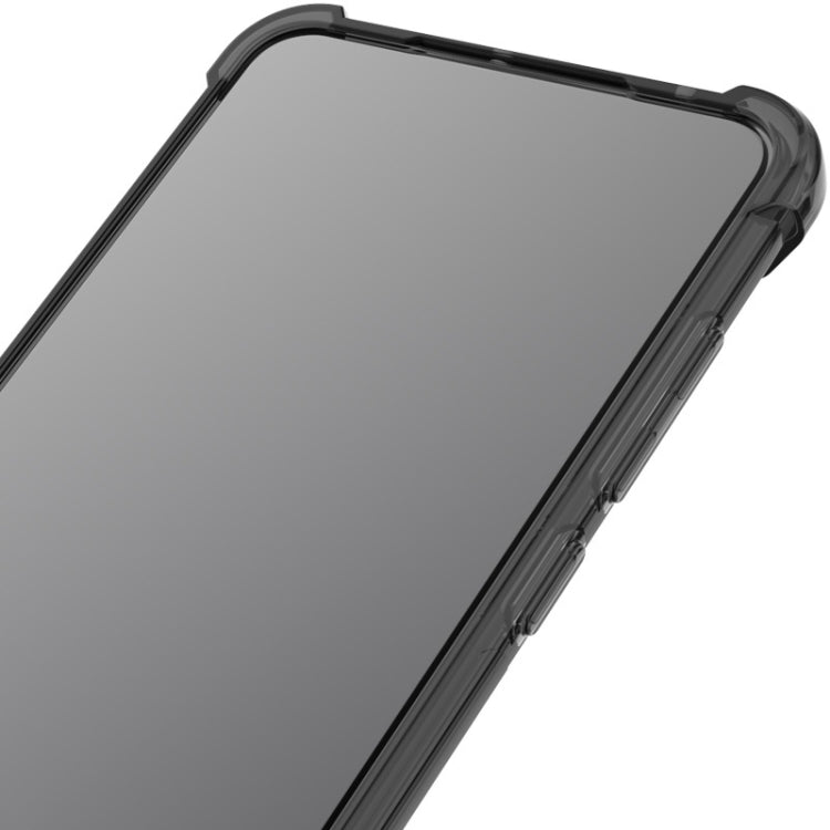 For OnePlus 9RT 5G imak All-inclusive Shockproof Airbag TPU Phone Case with Screen Protector(Transparent Black) - OnePlus Cases by imak | Online Shopping UK | buy2fix