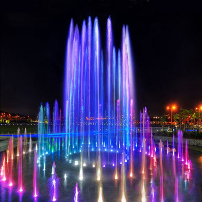 18W Landscape Colorful Color Changing Ring LED Stainless Steel Underwater Fountain Light(Colorful) - Underwater Lights by buy2fix | Online Shopping UK | buy2fix