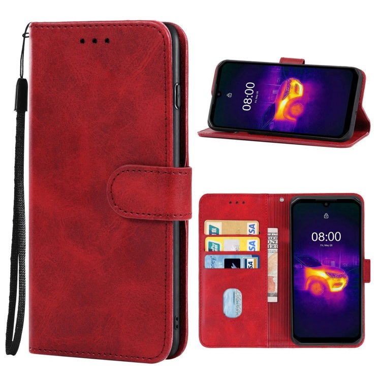 Leather Phone Case For Ulefone Armor 11T 5G / 11 5G(Red) - Ulefone Cases by buy2fix | Online Shopping UK | buy2fix