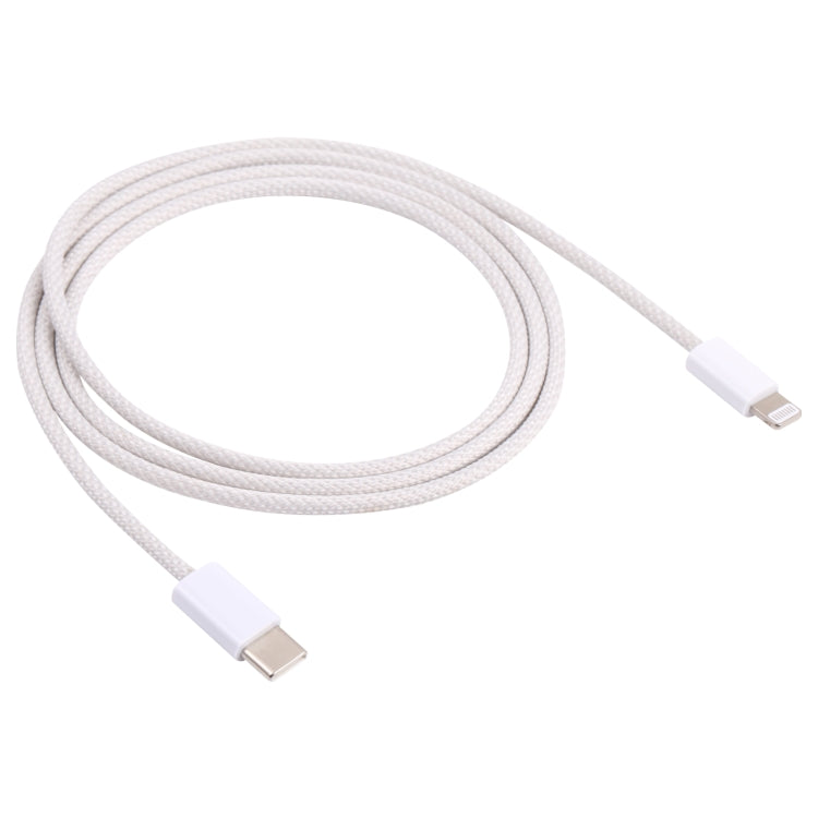 20W PD USB-C / Type-C to 8 Pin Data Cable, Cable Length: 1m(White) - 2 in 1 Cable by buy2fix | Online Shopping UK | buy2fix