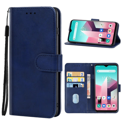 Leather Phone Case For Blackview A80 Pro / A80 Plus(Blue) - Universal Leather Case by buy2fix | Online Shopping UK | buy2fix