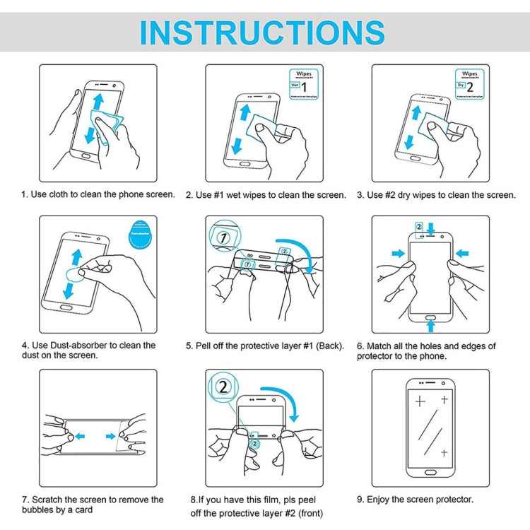 10 PCS 0.26mm 9H 2.5D Tempered Glass Film For Doogee X53 - For Doogee by buy2fix | Online Shopping UK | buy2fix