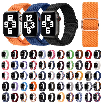 Nylon Braid Strap Watch Band For Apple Watch Ultra 49mm&Watch Ultra 2 49mm / Series 9&8&7 45mm / SE 3&SE 2&6&SE&5&4 44mm / 3&2&1 42mm(41) - Watch Bands by buy2fix | Online Shopping UK | buy2fix