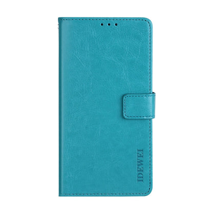 For TCL 20 R 5G idewei Crazy Horse Texture Leather Phone Case(Sky Blue) - More Brand by idewei | Online Shopping UK | buy2fix