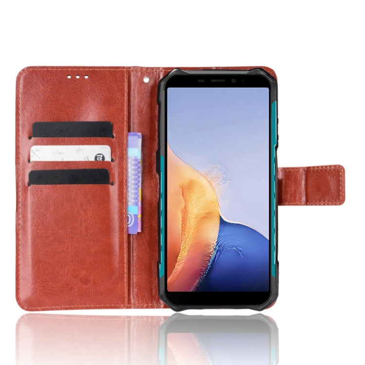 For Ulefone Armor X9 Retro Crazy Horse Texture Leather Phone Case(Brown) - Ulefone Cases by buy2fix | Online Shopping UK | buy2fix