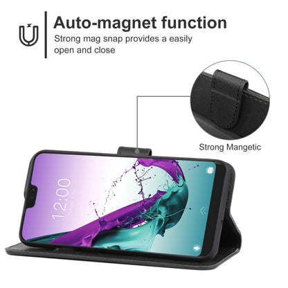 Leather Phone Case For Doogee N10(Black) - More Brand by buy2fix | Online Shopping UK | buy2fix