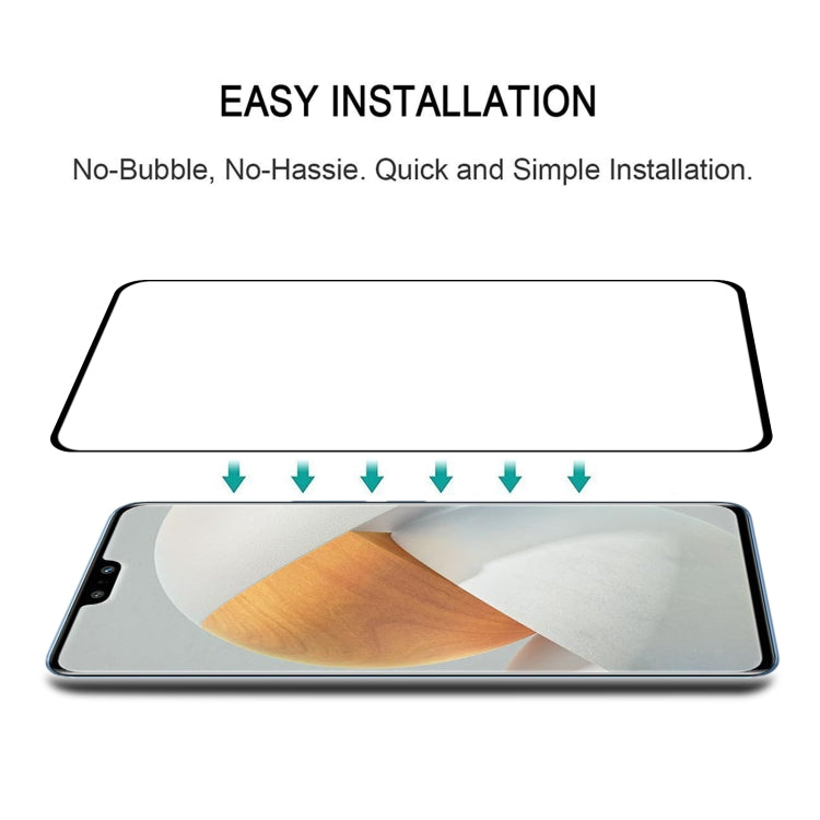 Full Glue Cover Screen Protector Tempered Glass Film For vivo S12 / V23 5G - vivo Tempered Glass by buy2fix | Online Shopping UK | buy2fix