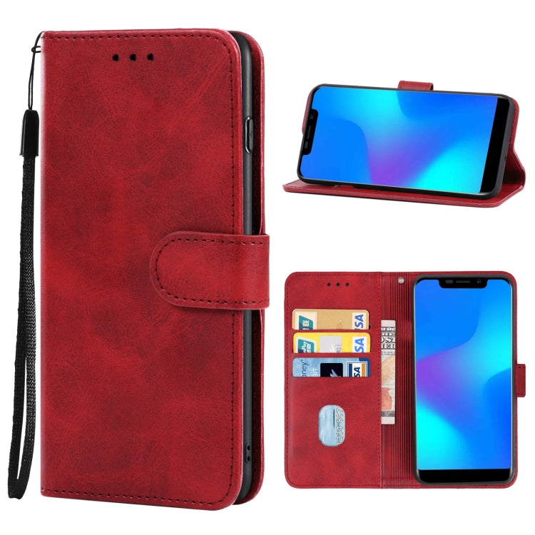 Leather Phone Case For DOOGEE X70(Red) - Doogee Cases by buy2fix | Online Shopping UK | buy2fix