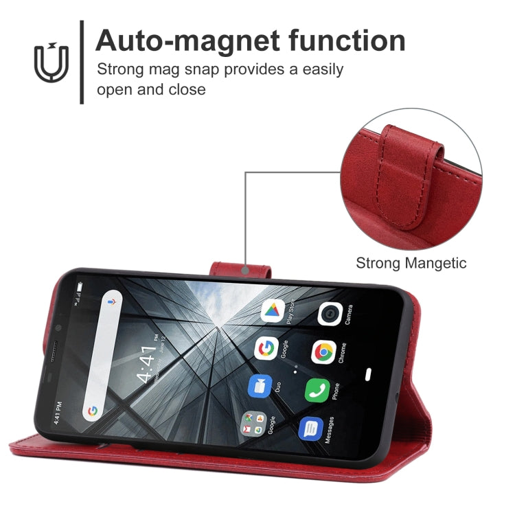 Leather Phone Case For Ulefone Armor X5(Red) - Ulefone Cases by buy2fix | Online Shopping UK | buy2fix