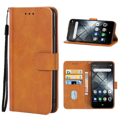 Leather Phone Case For Ulefone Armor X5(Brown) - Ulefone Cases by buy2fix | Online Shopping UK | buy2fix