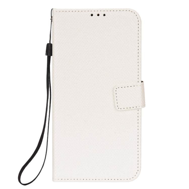 For Ulefone Armor X9 Diamond Texture Leather Phone Case(White) - Ulefone Cases by buy2fix | Online Shopping UK | buy2fix