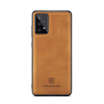 For Samsung Galaxy A53 5G DG.MING M1 Series 3-Fold Multi Card Wallet  Phone Case(Brown) - Galaxy Phone Cases by DG.MING | Online Shopping UK | buy2fix