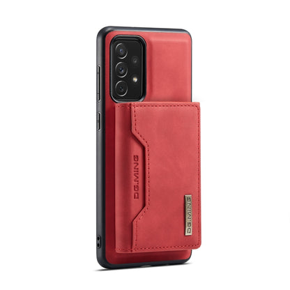 For Samsung Galaxy A73 5G DG.MING M2 Series 3-Fold Multi Card Bag + Phone Case(Red) - Galaxy Phone Cases by DG.MING | Online Shopping UK | buy2fix